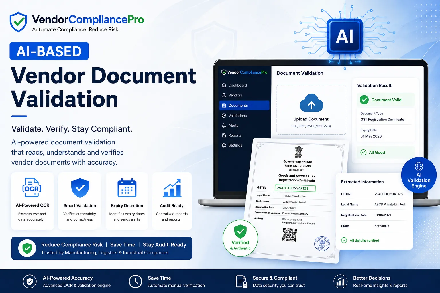 AI-Based Vendor Document Validation Explained: How AI Automates Compliance Verification