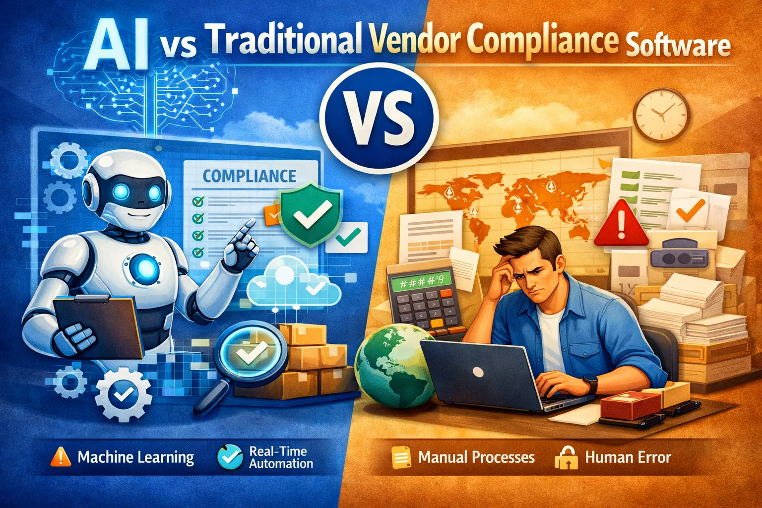AI vs Traditional Vendor Compliance Software: Which One Should Your Business Choose?