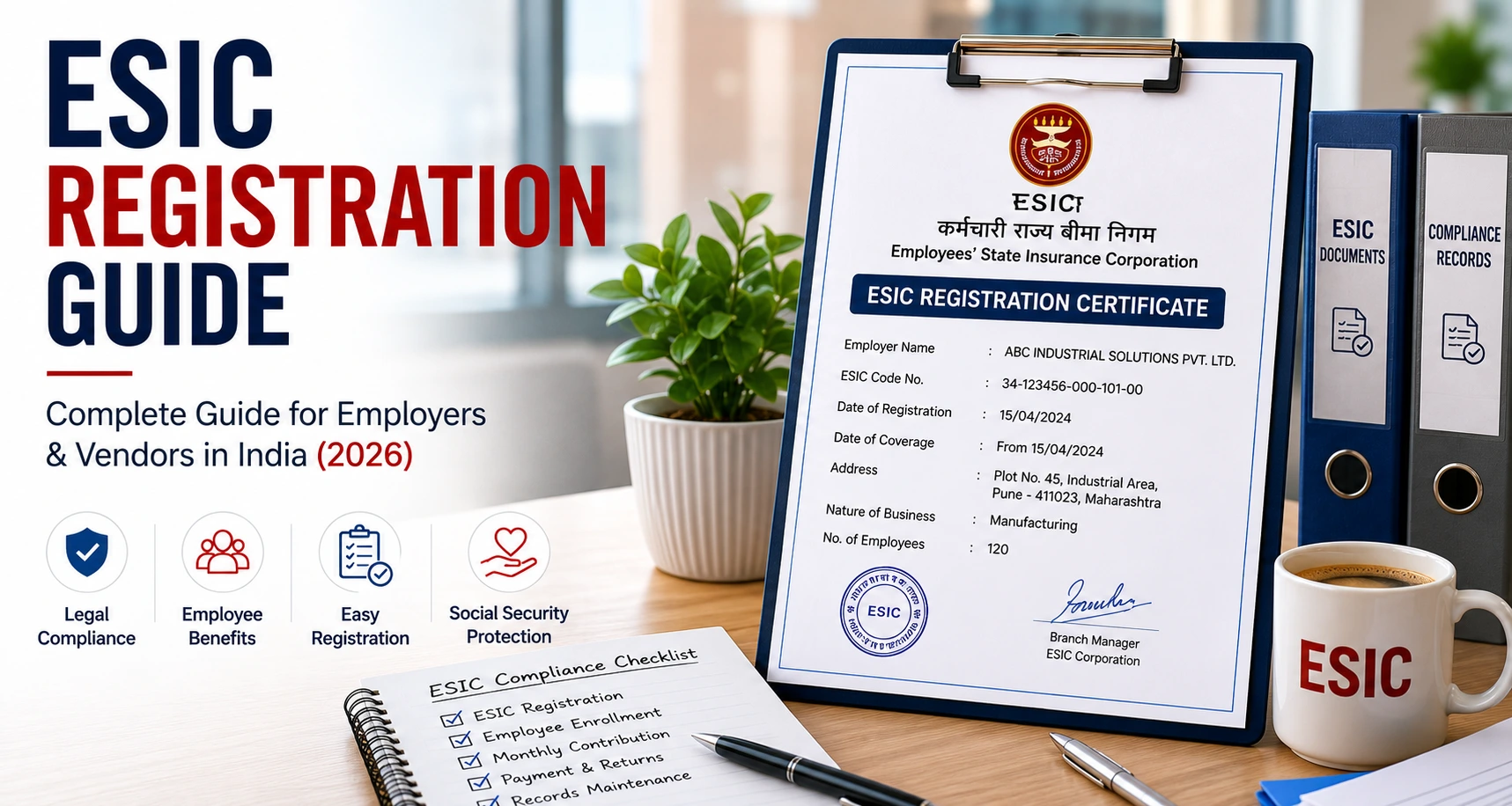 ESIC Registration Certificate Guide for Vendors: A Complete Compliance Guide