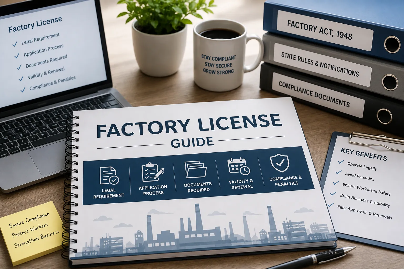 Factory License Guide: Requirements, Documents & Compliance for Indian Businesses (2026)