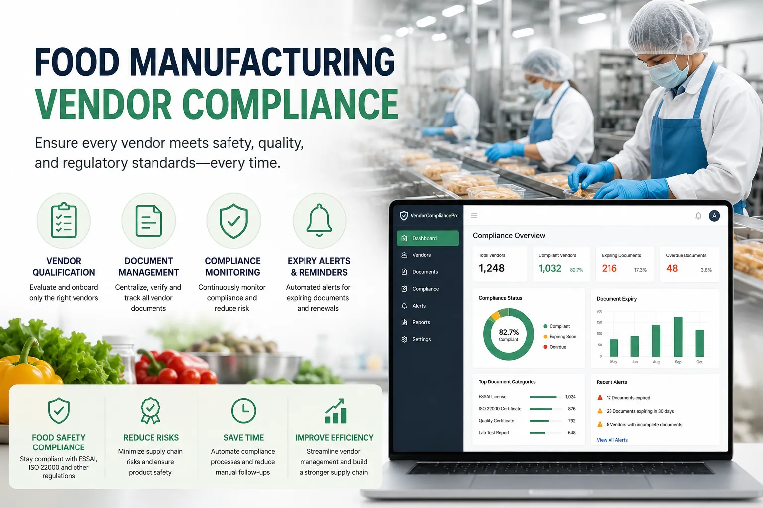 Food Manufacturing Vendor Compliance: Complete Guide for Food Processing Companies (2026)
