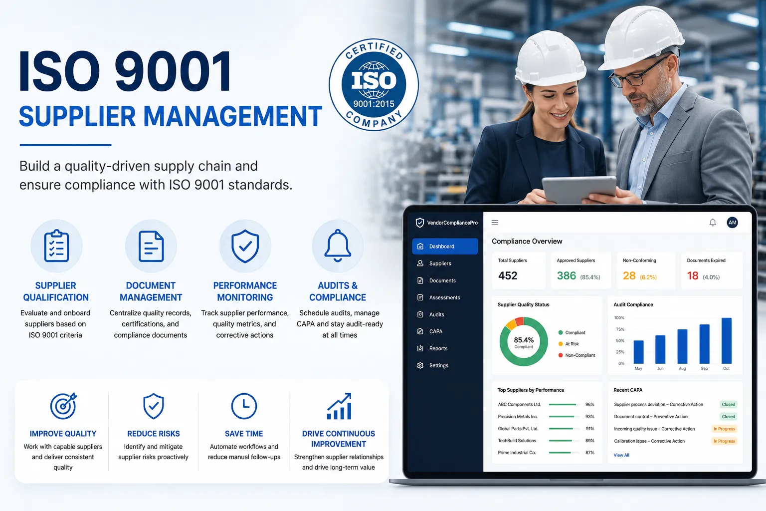 ISO 9001 Supplier Management: Complete Guide for Manufacturing Companies (2026)