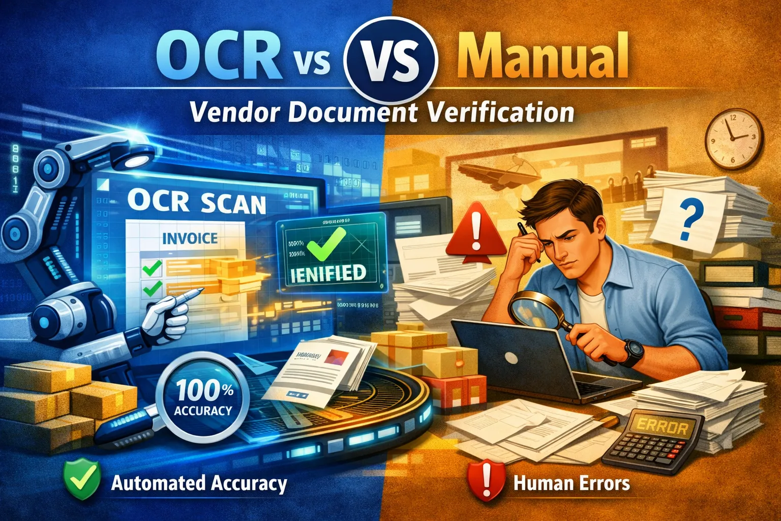 OCR vs Manual Vendor Document Verification: Which Is Better for Compliance?