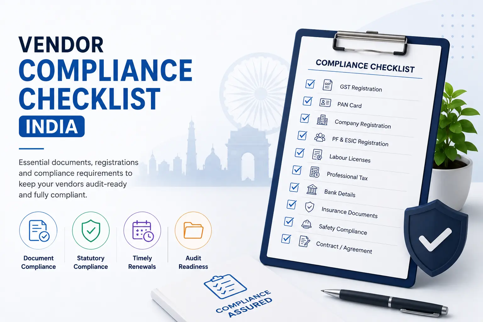 Vendor Compliance Checklist India: Documents and Best Practices for Staying Audit Ready