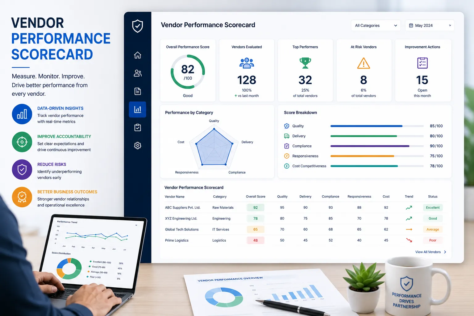 Vendor Performance Scorecard: Complete Guide for Manufacturing Companies (2026)