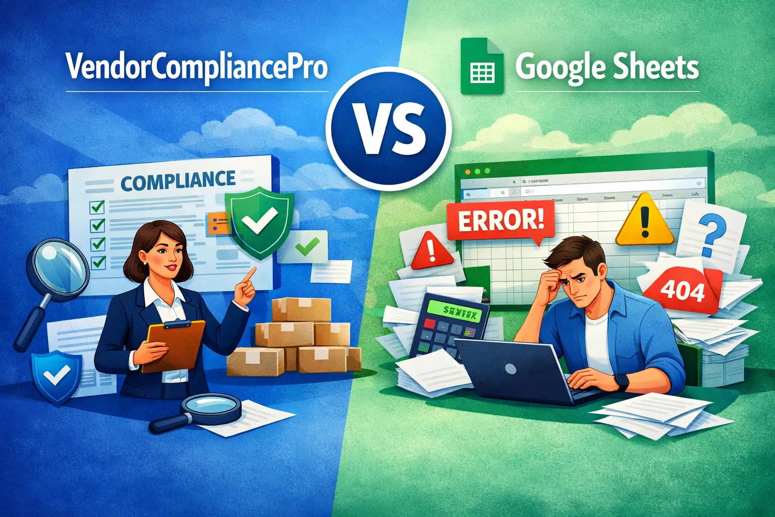 VendorCompliancePro vs Google Sheets: Which Is Better for Vendor Compliance Management?